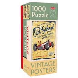 Vintage - Old School Gear Racers Poster Puzzel (1000 stukjes)