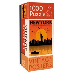 Vintage Cities - New York Poster Puzzel (1000 stukjes)