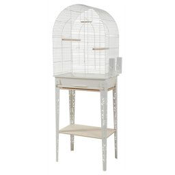 ZOLUX VOGELKOOI PATIO MET STANDAARD WIT 53X33X144 CM