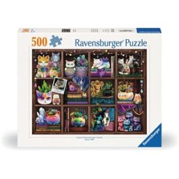 Cubby Cats and Succulents Puzzel (500 stukjes)