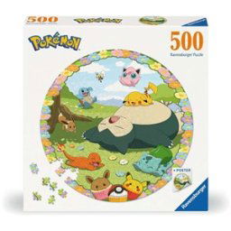Pokemon Ronde Puzzel (500 stukjes)