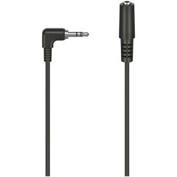 Hama Audio-adapter, 2,5mm jack stekker - 3,5mm jack koppeling, stereo Luidspreker kabel Zwart