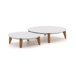 + 15% kassakorting | Bellagio Esenta lounge tuintafel ø86 (h:21cm)/ø 68 (h:19cm) - Laagste prijsgarantie!