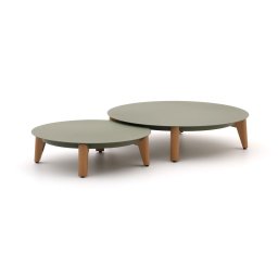 + 15% kassakorting | Bellagio Esenta lounge tuintafel ø86 (h:21cm)/ø 68 (h:19cm) - Laagste prijsgarantie!