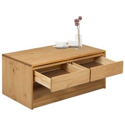 vidaXL Salontafel SAUDA 99x55x45 cm massief grenenhout eikenkleurig