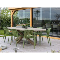 ROUGH-Y Ellips dining tuintafel 280x130cm - Laagste prijsgarantie!