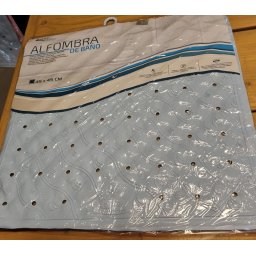 Gerimport Badmat Anti-slip 45 x 45 Cm Rubber lichtblauw
