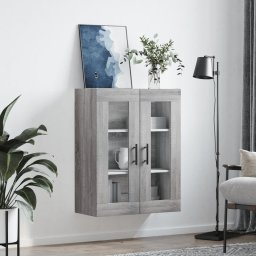 vidaXL Bovenkast 69,5x34x90 cm grijs sonoma eikenkleurig