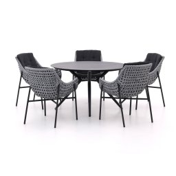 + 15% kassakorting | Manifesto Novara/Sora ø 127cm dining tuinset 6-delig - Laagste prijsgarantie!