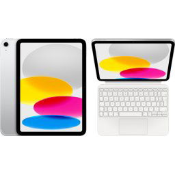 Apple iPad (2022) 10.9 inch 64GB Wifi + 5G Zilver + Magic Keyboard Folio