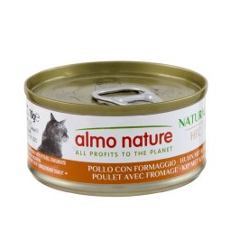 6x70g HFC Natural Kip met Kaas Almo Nature Kattenvoer
