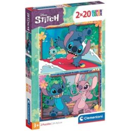 Stitch Puzzel (2x20 stukjes)