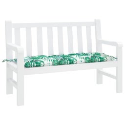 vidaXL Tuinbankkussen 120x50x7 cm oxford stof bladpatroon