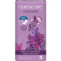 Natracare Maxi Pads Night Maandverband