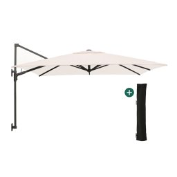 + 15% kassakorting | Shadowline muurparasol 250x250cm - Laagste prijsgarantie!