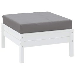 vidaXL Palletkussen 60x60x9,5 cm oxford stof grijs