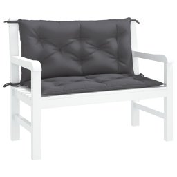 vidaXL Tuinbankkussens 2 st 100x50x7 cm oxford stof antracietkleurig
