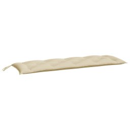 vidaXL Tuinbankkussens 2 st 150x50x7 cm oxford stof beige