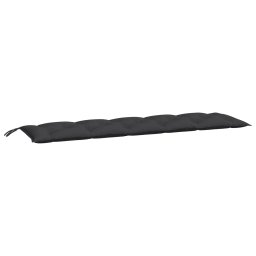 vidaXL Tuinbankkussens 2 st 180x50x7 cm oxford stof zwart