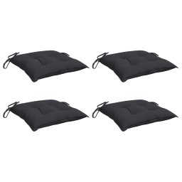 vidaXL Palletkussens 4 st 50x50x7 cm oxford stof zwart