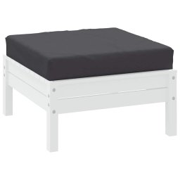 vidaXL Palletkussen 60x60x9,5 cm oxford stof antracietkleurig