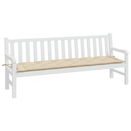 vidaXL Tuinbankkussen 200x50x7 cm oxford stof beige
