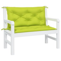 vidaXL Tuinbankkussens 2 st 100x50x7 cm oxford stof heldergroen