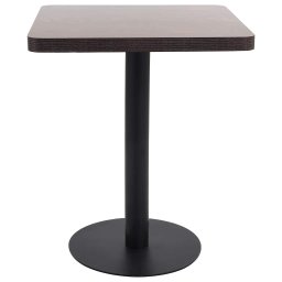 vidaXL Bistrotafel 60x60 cm MDF donkerbruin