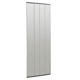 vidaXL Vliegengordijn 100x220 cm polyester mesh zwart