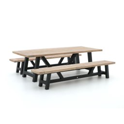 + 15% kassakorting | Bellagio Bresimo 260cm picknickset 3-delig - Laagste prijsgarantie!