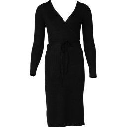 Guess Everly Wrap Dress - Maat S - Dames Jurk - Zwart
