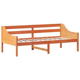 vidaXL Slaapbank zonder matras 80x200 cm massief grenenhout wasbruin