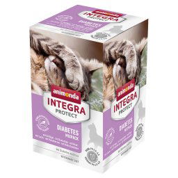 6x100g Adult Diabetes Mix animonda Integra Protect Kattenvoer Schaaltje