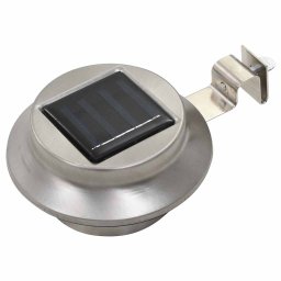 vidaXL LED-solarlampen rond 12 cm wit 6 st