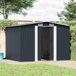 vidaXL Tuinberging 257x205x178 cm staal antraciet