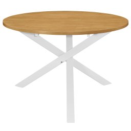 vidaXL 5-delige Eethoek MDF wit