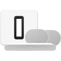 Sonos Ray Wit + 2x Era 300 Wit + Sub G3 Wit