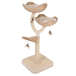 Cat´s Flower Krabpaal Crème L55 x B55 x H130 cm
