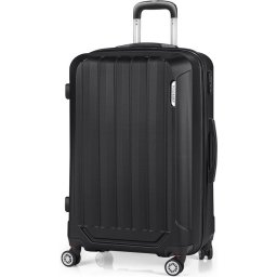 Polo&Sky Trolley Reiskoffer Middelgroot 67cm Zwart