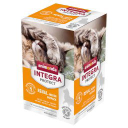 6x100g Protect Adult Nieren Schaaltje Mix animonda Integra Kattenvoer