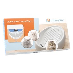 Lang Haar Permanent Filter voor Lucky Kitty Drinkfontein
