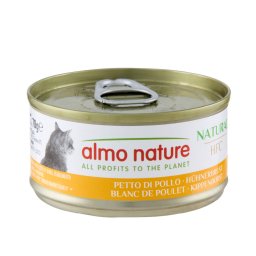 24x70g HFC Natural Kippenborst Almo Nature Kattenvoer