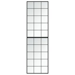 vidaXL Wandspiegels 2 st 100x60 cm metaal zwart