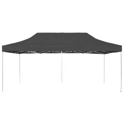 vidaXL Partytent professioneel inklapbaar 6x3 m aluminium antraciet