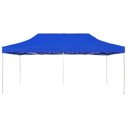 vidaXL Partytent professioneel inklapbaar 6x3 m aluminium blauw