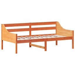 vidaXL Slaapbank zonder matras 90x190 cm massief grenenhout wasbruin