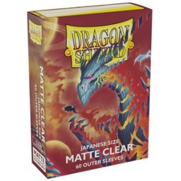 Dragon Shield Sleeves - Japanese Matte Clear (60 stuks)