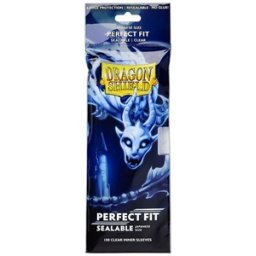 Dragon Shield Sleeves - Japanese Perfect Fit - Sealable Clear (100 stuks)