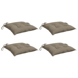 vidaXL Palletkussens 4 st 50x50x7 cm oxford stof taupe