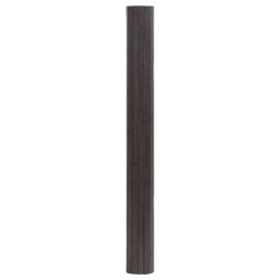 vidaXL Vloerkleed rechthoekig 60x500 cm bamboe donkerbruin